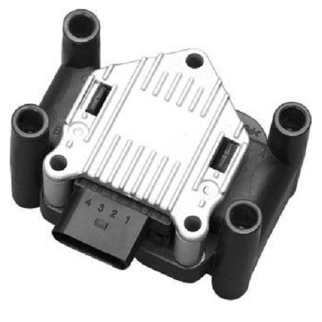 BOBINA VW JETTA, GOLF, BEETLE, POINTER, LUPO, GOL, POLO, CROSSFOX, SPORTVAN, SHARAN, SEAT IBIZA, CORDOBA, LEON, TOLEDO (4 pin)