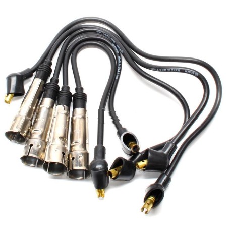 CABLES DE BUJIA BOSCH CARIBE. GOLF. JETTA 1.6. 1.7 Y 1.8 LTS. CONVENCIONAL Y ELECTR. -77-92