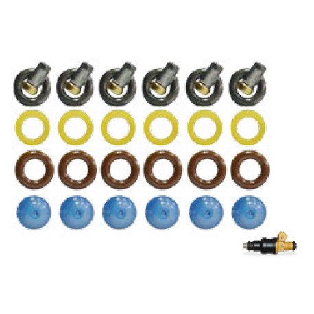 KIT BLISTER PARA 6 INYECTORES MPFI FORD, HYUNDAI Y OTROS