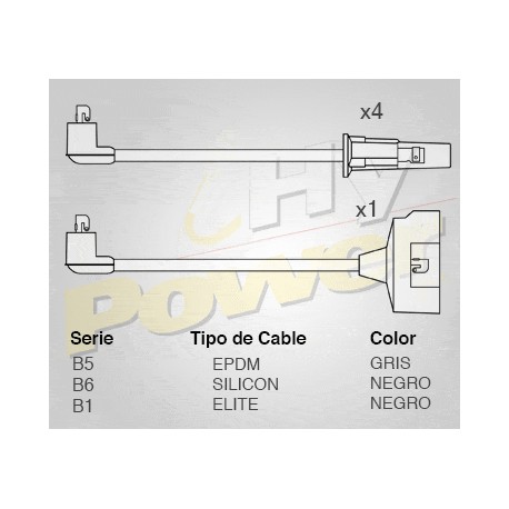 CABLES DE BUJIA PICK UP MAZDA MOD 86-91 MOTOR 2.2L