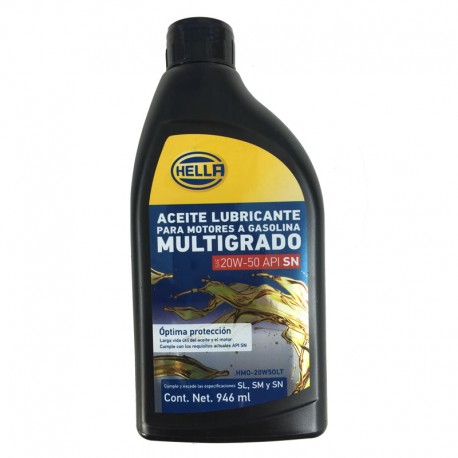ACEITE HELLA MULTIGRADO 20W50